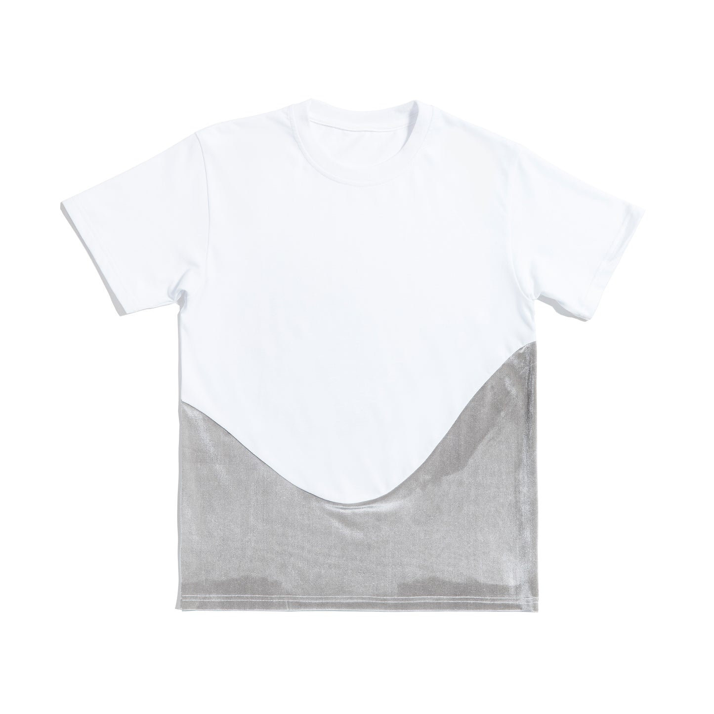 VELVET T-SHIRT Silver