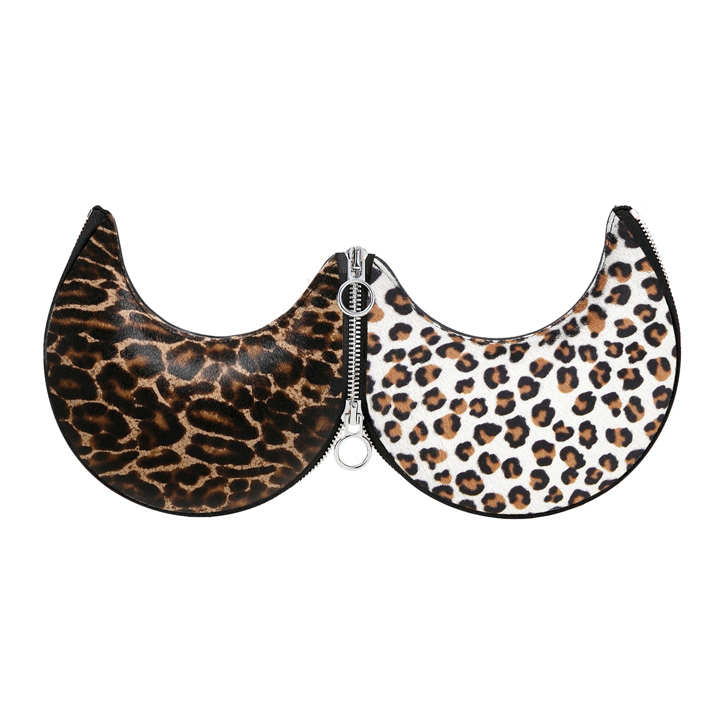 HALF MOON LARGE White Leopard
