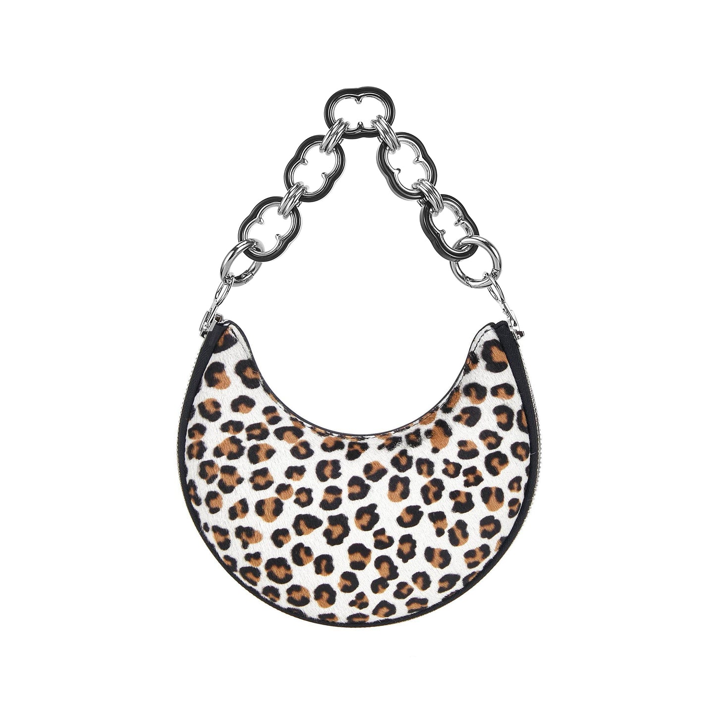 HALF MOON LARGE White Leopard